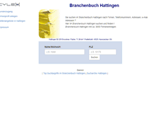 Tablet Screenshot of cylex-branchenbuch-hattingen.de